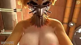 petite hentai babe rides your monster cock cowgirl in 3d pov