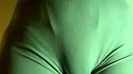 latina teen in tight leggings teases hairy big pussy like a naughty bitch