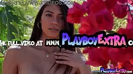 Petite Asian Milf Hannah Le Poses Naked Cowgirl Ranch Outdoors