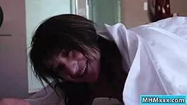 yo horny latina gets pounded hard by older stud