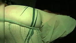 Big-assed redhead Aryan Queen slurps juicy deepthroat on huge cock close-up