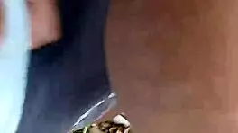 Deixei ele gozar dentro em público por dinheiro na rua selvagem!