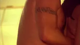 Guide Her Shaved Pussy Masturbation in Heels Bedroom