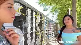 I Catch Hot Colombian Lorena and Fuck Her with Strapon