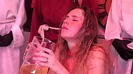 Teen Gapes Wildly After Monster Dildo Stretches Ass