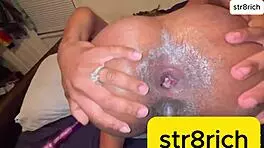 Delivery girl begs for package deep in her open anal slut ass