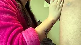 Sexy filipina bends over taking big black cock doggystyle creampie wet pussy home fuck