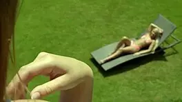 Dido Angel and Sybil scissor in paradise 👩‍❤️‍💋‍👩