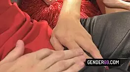 Adrea Zhay's Emotional Tranny Blowjob Turns to Anal Bliss