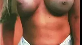 Vivi Guedez Models Sensual Panties at Sex Shop