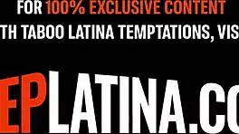 Tiny Latina 18+ Pussy Stretched American Cock POV