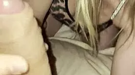 Step son big dick sucked then fucks wet pussy