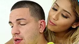 Hot blonde 18+ teen solo masturbates like fight night