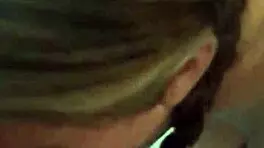 Pigtails blonde milf deepthroats before bent over doggystyle pounding