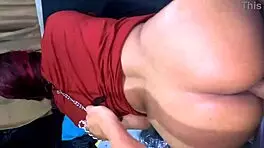 cum explodes in hot brunette's mouth after deepthroat blowjob on monster cock