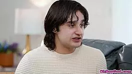 curious guy offers help pleasuring lesbian babe