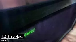 Daisy's shoplifting bust turns into kinky gym strip search creampie with athletic Nicky