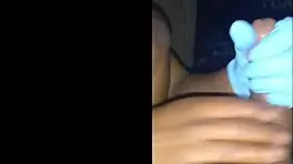 aw fuck, her pretty handjob with spit feels so good on my big cock