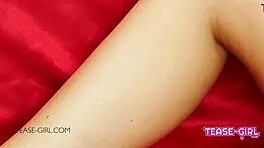 Brunette student with perfect body swallows cum in pov massage