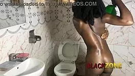 She was bathing naked so I rushed in to help her