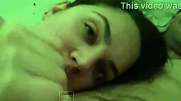 Real couple wife gives perfect morning blowjob with tattoos