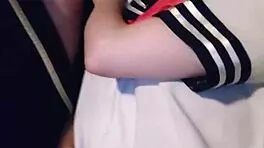 Sailor Maid in Miniskirt Uniform Gets Creampied After Blowjob and Licking!