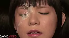 Marie Konishi Lingerie Tease Escalates to Toy Play and Cum Explosion