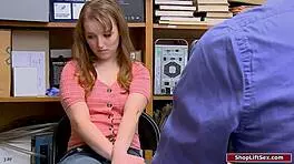 Guard fuck me hard to skip jail!