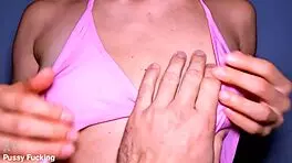 Hairy milf pantyhose pussy stretched and creampied doggystyle