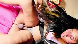 uttaran20's tight pussy deflowered in wet hardcore threesome with facials