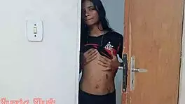 caught spying massage explodes into wild strap-on pounding frenzy!