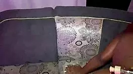 horny latina ebony's big tits bounce as monster cock fills her without panties