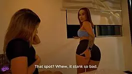 while she scrolls tiktok, i ride her boyfriend's huge cock cowgirl style!