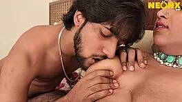 desi milf dirty hairy pussy licked fucked by young indian stud