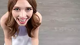 bratty myra moans and taunts max to fuck her tight pussy hard right now