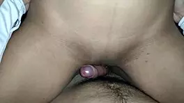 Skinny Latina Brunette Pounds Tight Pussy With Monster Cock