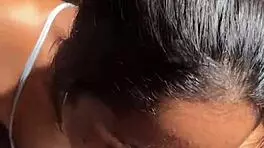 Dreamy Brunette Slut Sucks Big Cock For Amateur Couple Orgasm