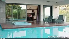 marie berger, wanna watch me lick your shaved pussy by the pool then ride you cowgirl?