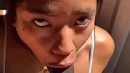 Dreamy Brunette Slut Sucks Big Cock For Amateur Couple Orgasm