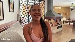 petite latina teen gags extreme sloppy deepthroat rimjob pov blast