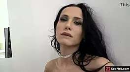 petite czech gf teases bf then takes deep anal gape and ass fuck