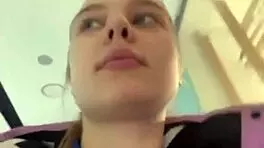 Busty Amateur Teen Delivers Raw Public Outdoor Blowjob