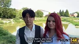 Hey stranger, watch me seduce and ride you while boyfriend stares