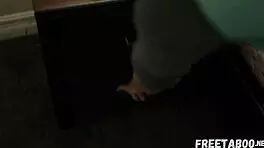 oh man redhead vanna bardot's hairy pussy gets rough fucked cowgirl by that guy with creampie spanking in full taboo movie