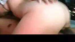Cheating Young Babe's Perfect Ass Riding Thick Cock Wildly