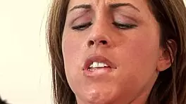 seductive teen craves huge black cock pounding her tight pussy doggystyle