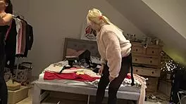 hey girls, shake those asses in lingerie thongs at the wild college party—wanna join? 🔥🍑