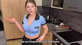 i hope youre not gonna search under my pants officer found something hot instead