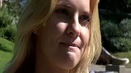 redhead babe, wanna try monster cock deep in your shaved ass to mouth?