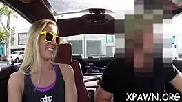 Young Amateur BACKROOM BLOWJOB Leads to Hard DOGGY POUNDING